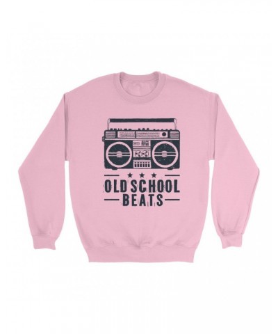 Music Life Colorful Sweatshirt | Old School Beats Sweatshirt $12.82 Sweatshirts