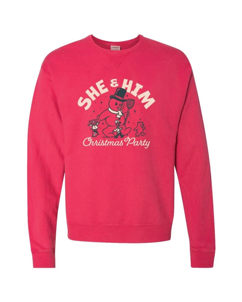 She & Him Unisex Comfortwash Sweatshirt $8.18 Sweatshirts