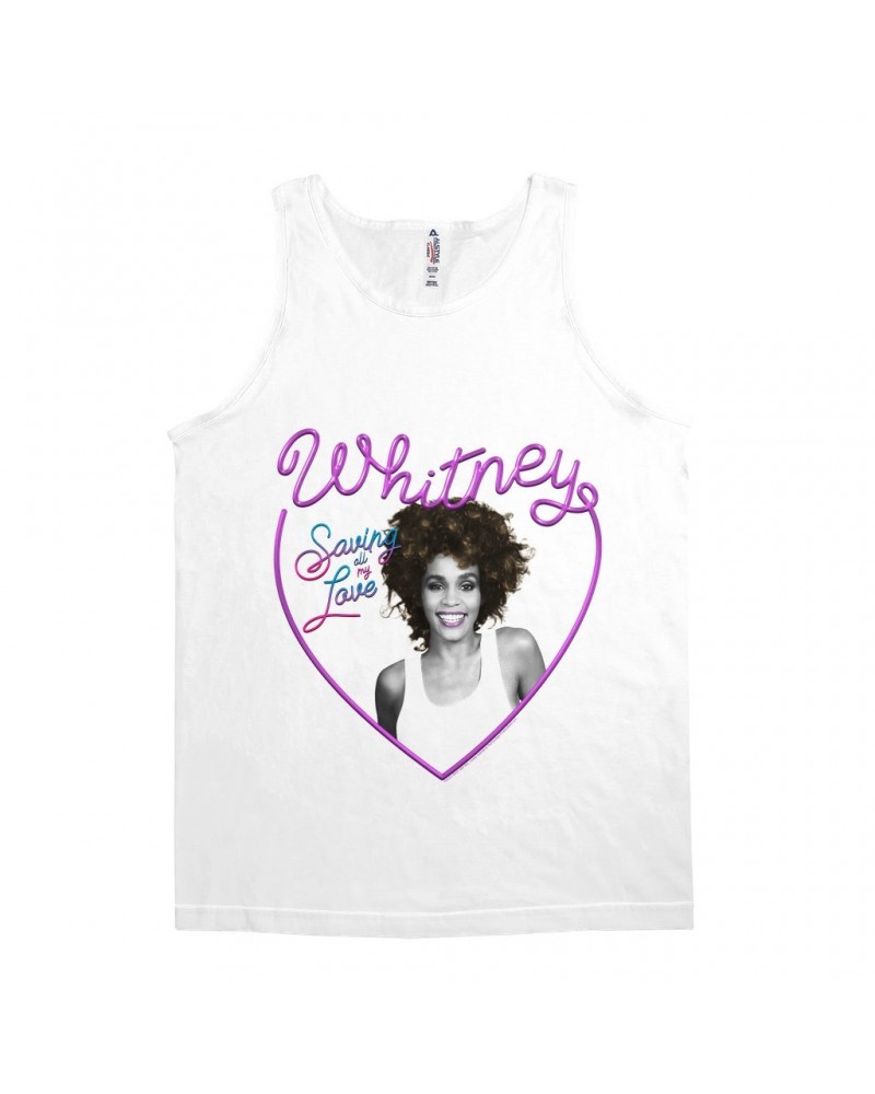Whitney Houston Unisex Tank Top | Saving All My Love Heart Shirt $13.79 Shirts