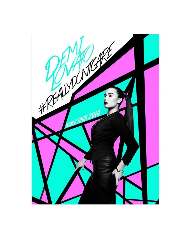 Demi Lovato REALLYDONTCARE Poster $10.08 Decor