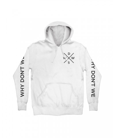 Why Don't We Cross Logo Pullover (White) $5.33 Sweatshirts