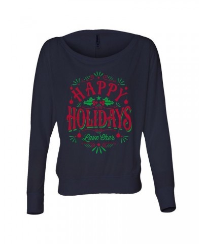 Cher Happy Holidays Long Sleeve Tee $6.28 Shirts