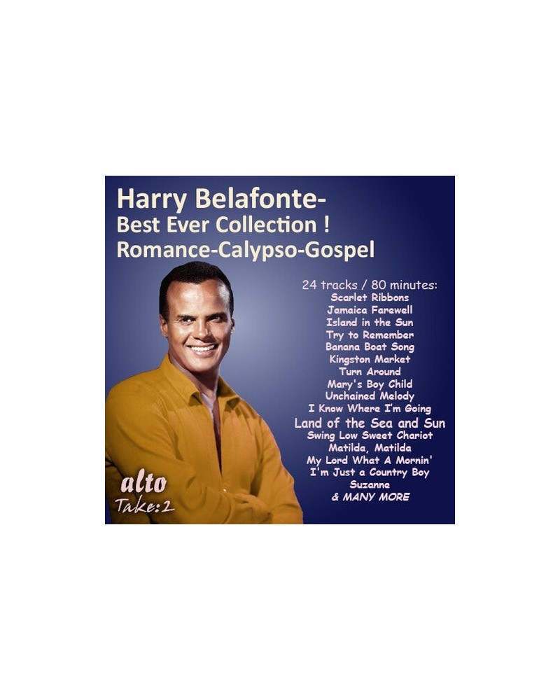 Harry Belafonte HIS BEST EVER ROMANCE - CALYPSO - SPIRITUALS CD $13.87 CD