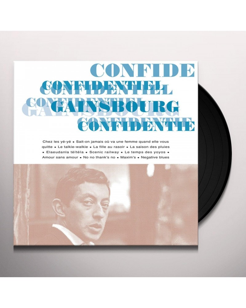 Serge Gainsbourg Confidentiel Vinyl Record $3.67 Vinyl