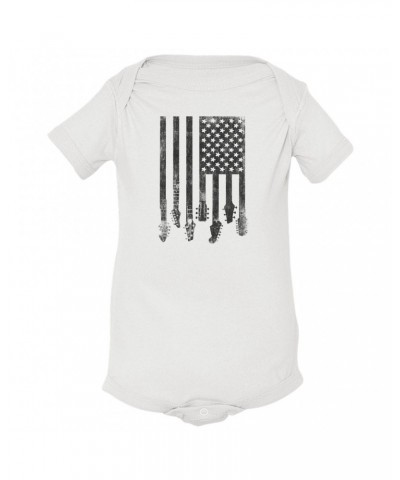 Music Life Baby Onesie | Flag Guitar Onesie $2.27 Kids