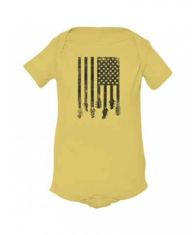 Music Life Baby Onesie | Flag Guitar Onesie $2.27 Kids