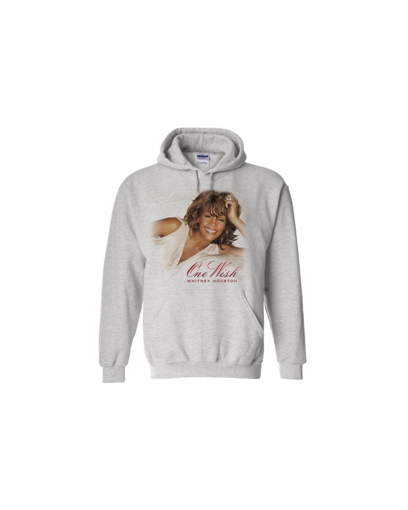 Whitney Houston One Wish Grey Hoodie $6.96 Sweatshirts