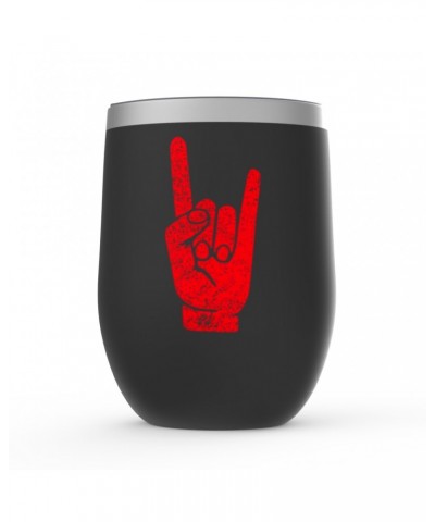 Music Life Wine Tumbler | The Sign Of Metal Stemless Wine Tumbler $12.49 Drinkware