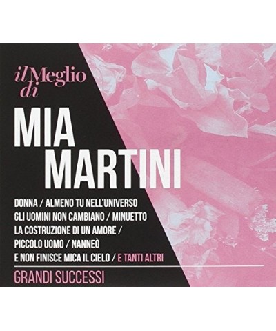 Mia Martini IL MEGLIO DI MIA MARTINI: GRANDI SUCCESSI CD $22.75 CD