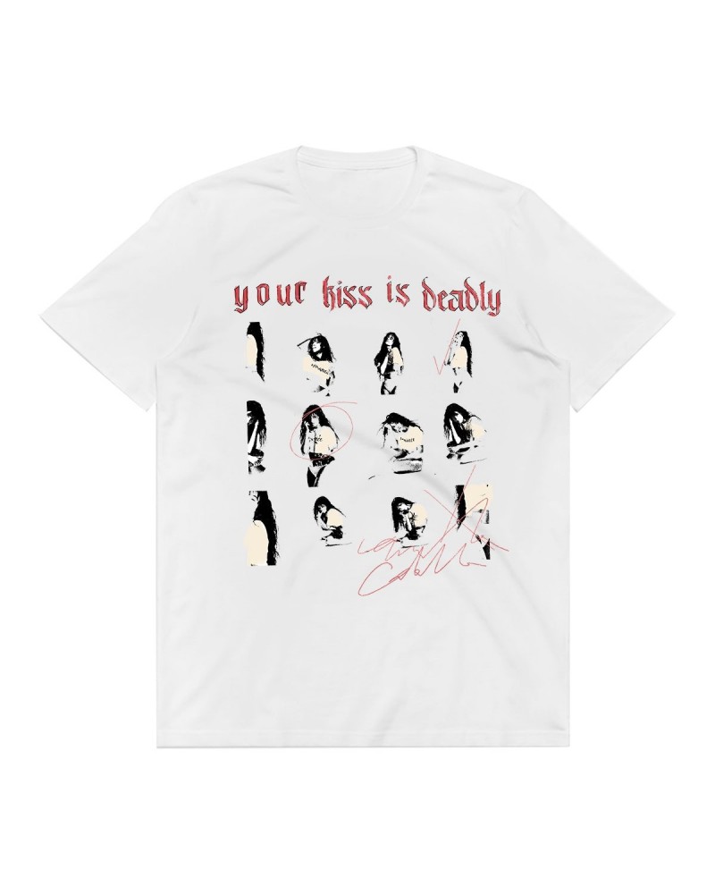 Camila Cabello Your Kiss Is Deadly White Tee $11.02 Shirts