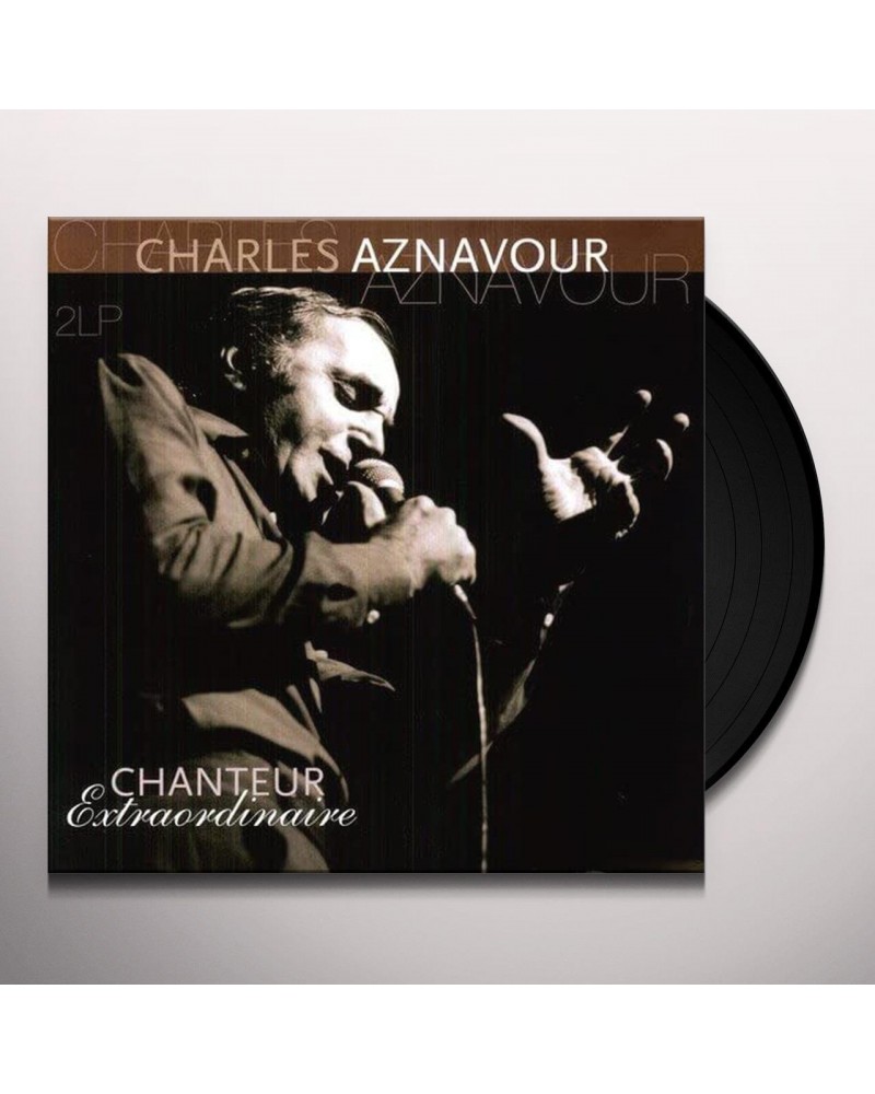 Charles Aznavour CHANTEUR EXTRAORDINAIRE Vinyl Record $11.38 Vinyl