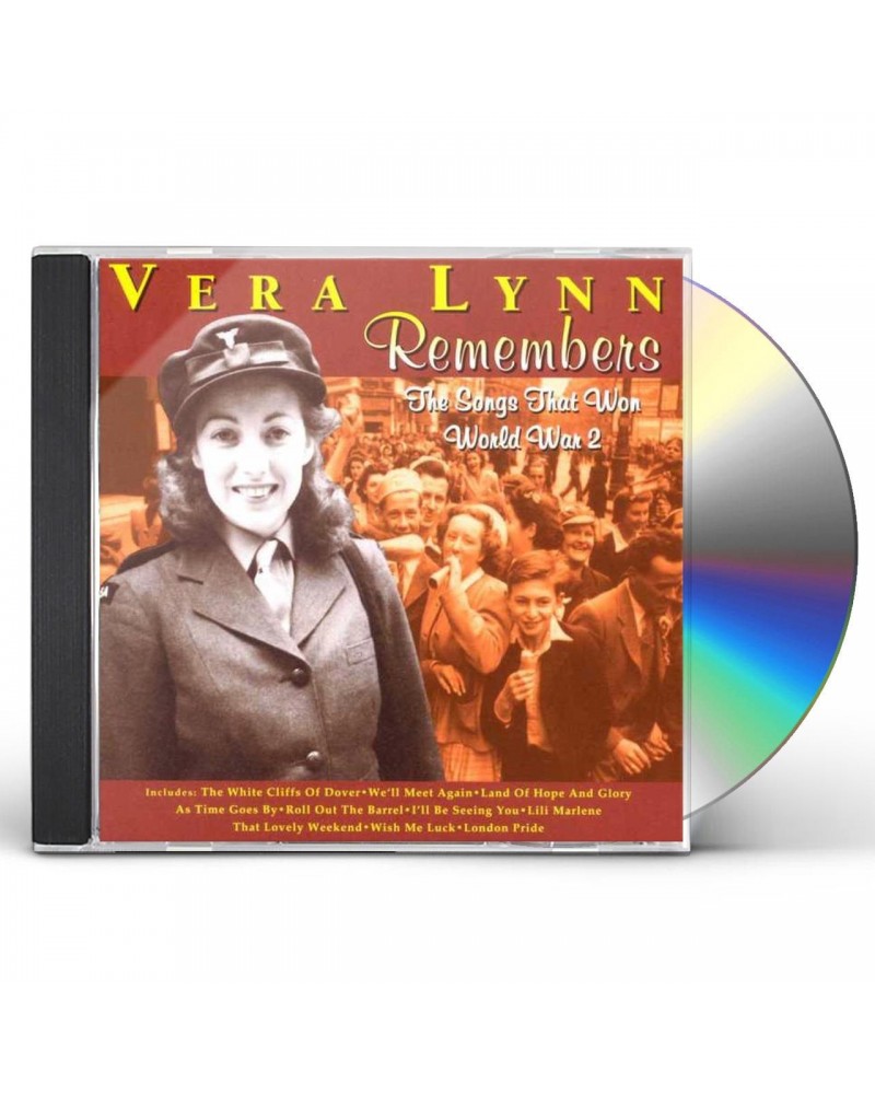 Vera Lynn REMEMBERS: THE SONGS THAT WON WORLD WAR 2 CD $7.59 CD