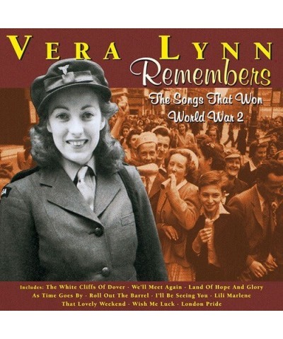 Vera Lynn REMEMBERS: THE SONGS THAT WON WORLD WAR 2 CD $7.59 CD