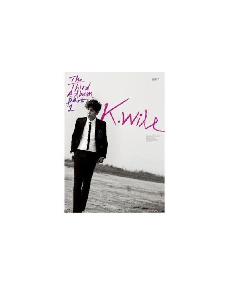 K.Will THIRD ALBUM PART1 CD $19.20 CD
