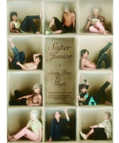 SUPER JUNIOR SEXY FREE & SINGLE CD $11.43 CD