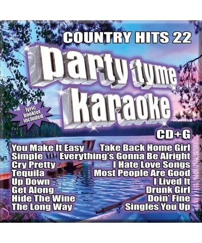 Party Tyme Karaoke Country Hits 22 (16-song CD+G) CD $14.44 CD