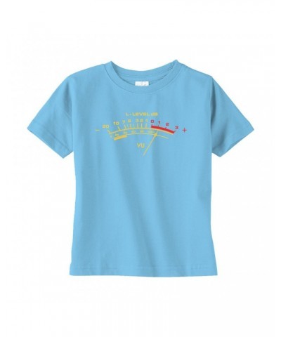 Music Life Toddler T-shirt | VU Audio Meter Toddler Tee $9.44 Shirts