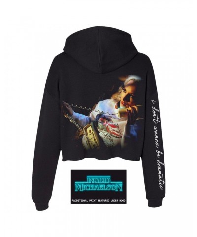 Ingrid Michaelson Dramatic Cropped Hoodie $3.15 Sweatshirts