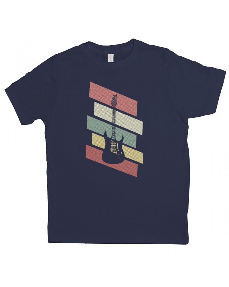 Music Life Kids T-shirt | Guitar Geometry Kids Tee $9.36 Kids
