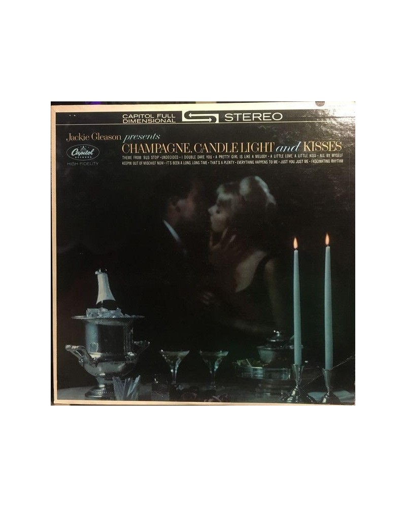 Jackie Gleason CHAMPAGE CANDLELIGHT & KISSES (BONUS TRACK) Vinyl Record - 180 Gram Pressing $12.49 Vinyl