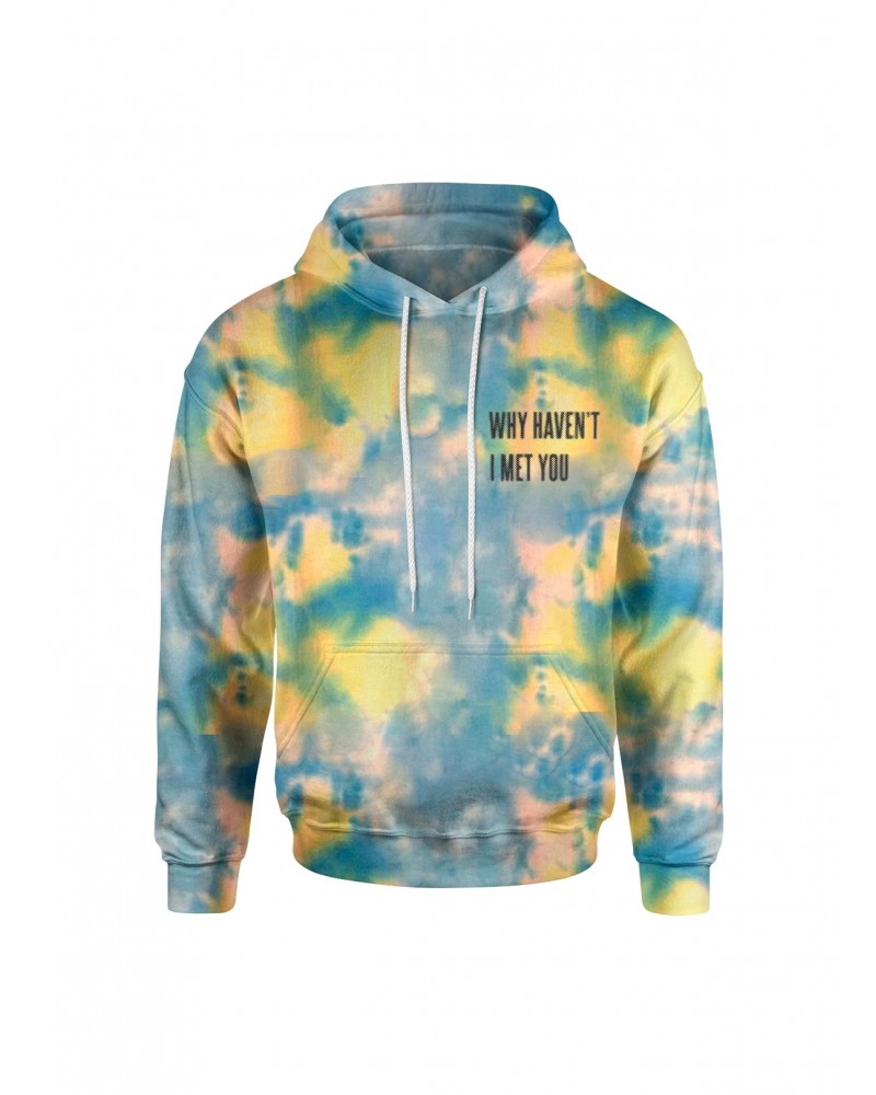 Cameron Dallas WHIMY Blue Tie Dyed Sunflower Hoodie $4.01 Sweatshirts